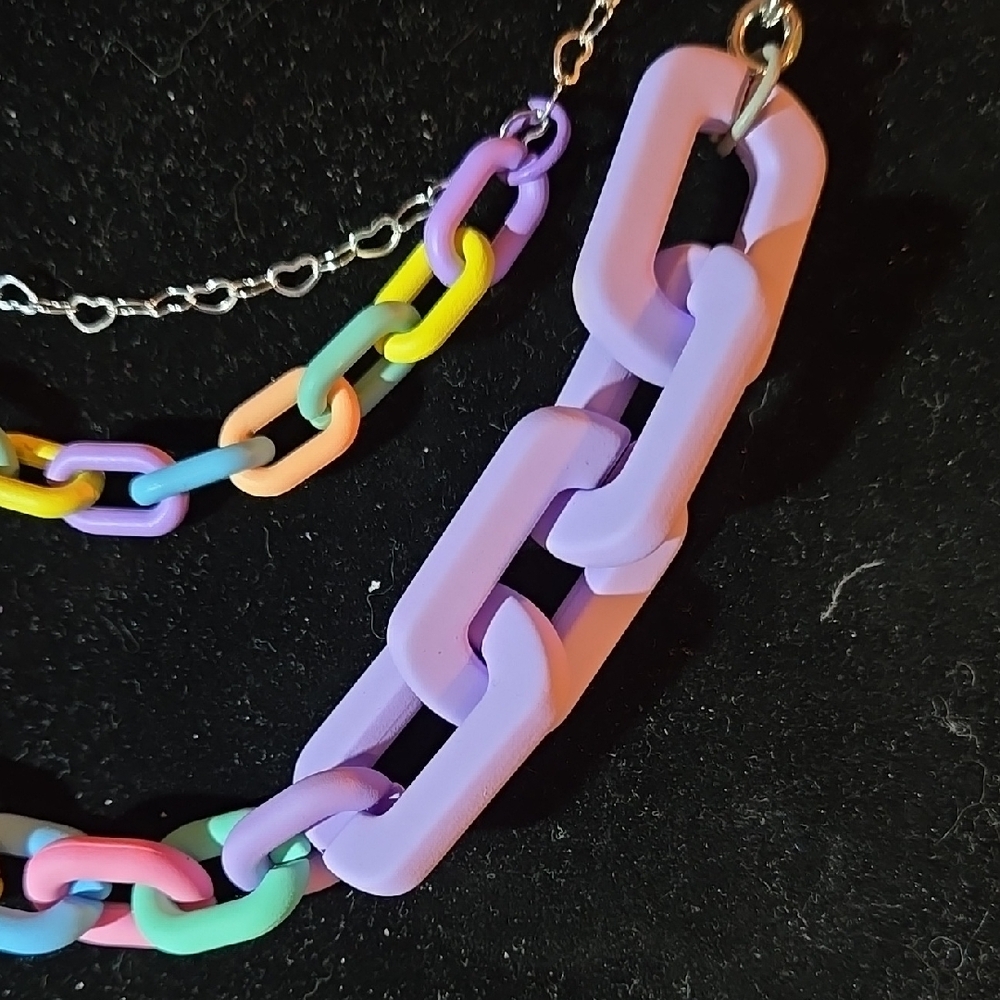 Colorful Chain Necklace - Picture 6 of 14